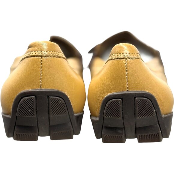 Enzo Angiolini Helene Tan Leather Horsebit Y2K Loafers - Picture 9 of 11